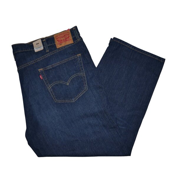 Levis 559 Men's Size 52x32 Jeans Relaxed Fit Straight Leg Dark Wash Denim NWT - Picture 11 of 11